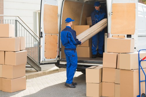 Process of booking Man with Van storage services