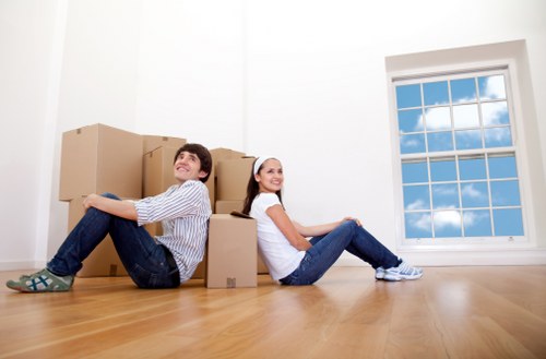 Customer using storage services in Acton