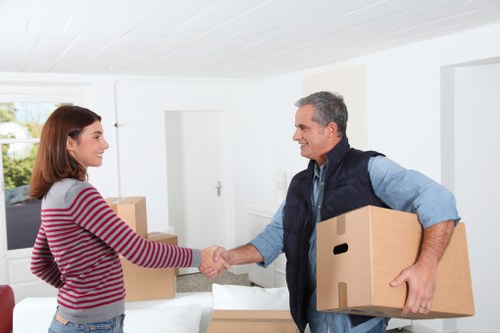 Step-by-step packing process by experts in Storage Acton
