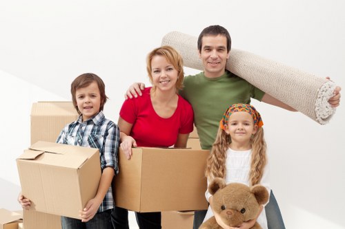 Customer planning their move with our removal services